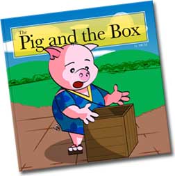 Original cover of the book pig and the box