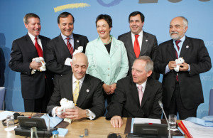 Schäuble und Chertoff beim Aushandeln weiterer Datendeals zu Beginn der deutschen EU-Präsidentschaft 2007