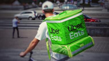 Uber-Eats-Fahrer