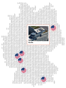NSA Standorte in Deutschland. Bild: spiegel.de.
